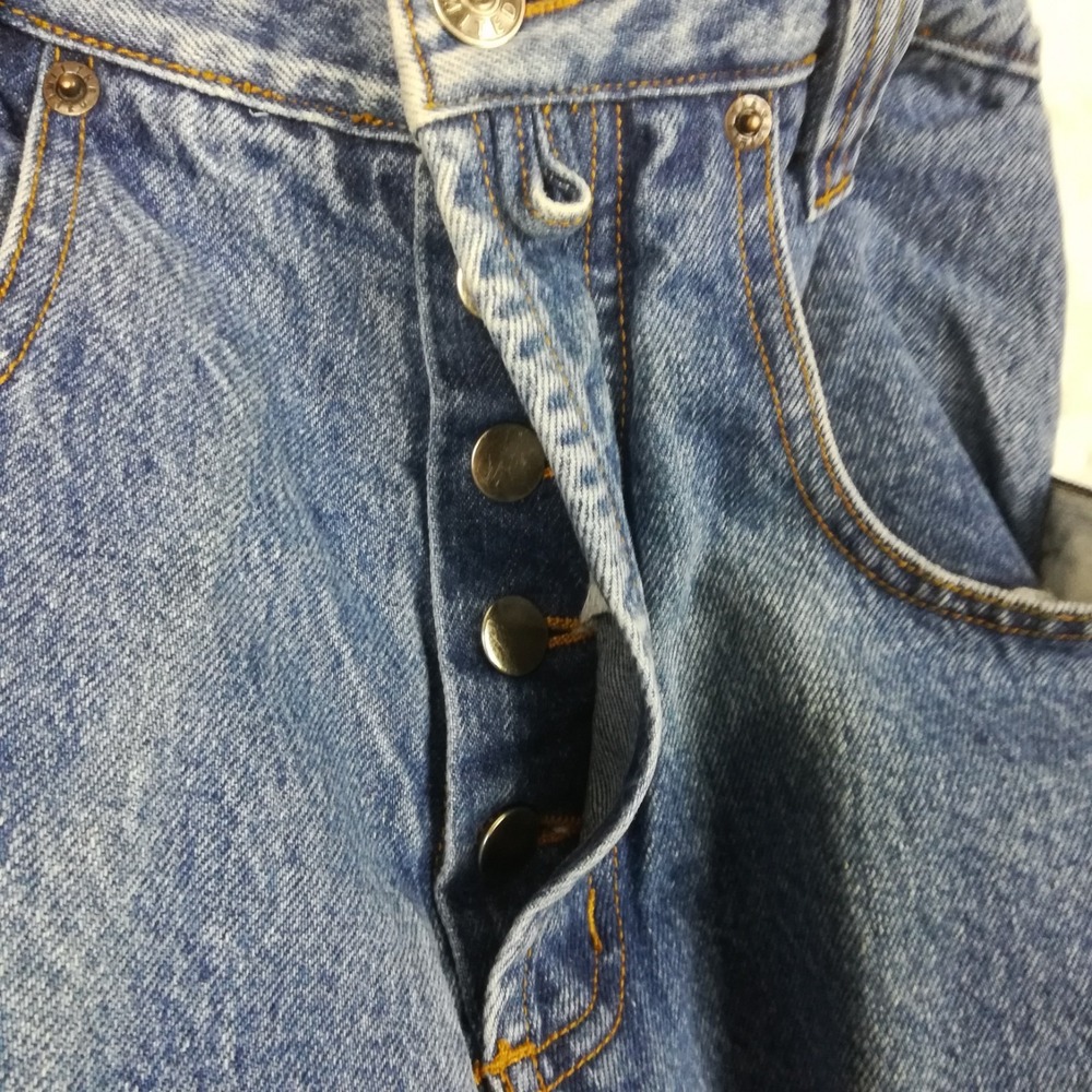 Vtg The Limited Womens Mom Jeans Blue Denim Button Fly High Rise Relaxed 8 - Picture 7 of 10